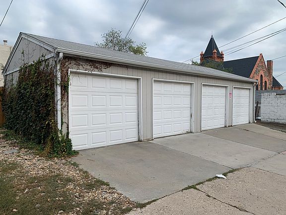 One detached garage comes with each unit.