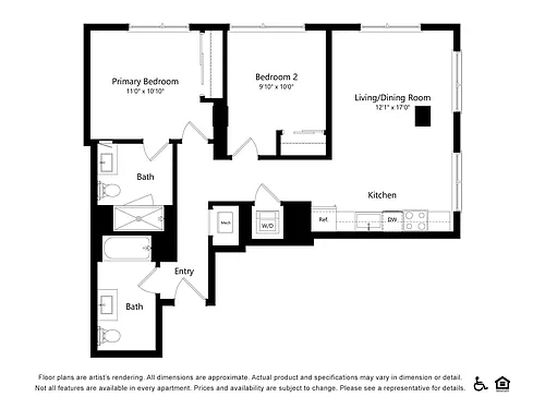 Floor plan Canyon B12