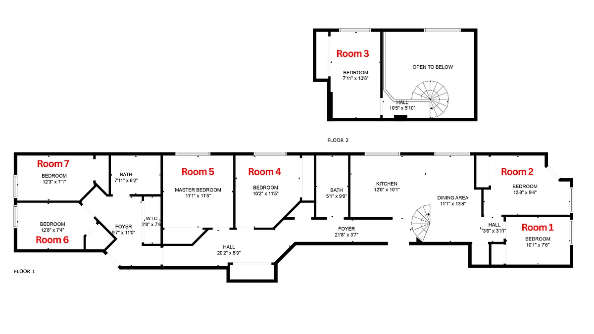 Floor plan 10777 Ashton 301 Single Room 6