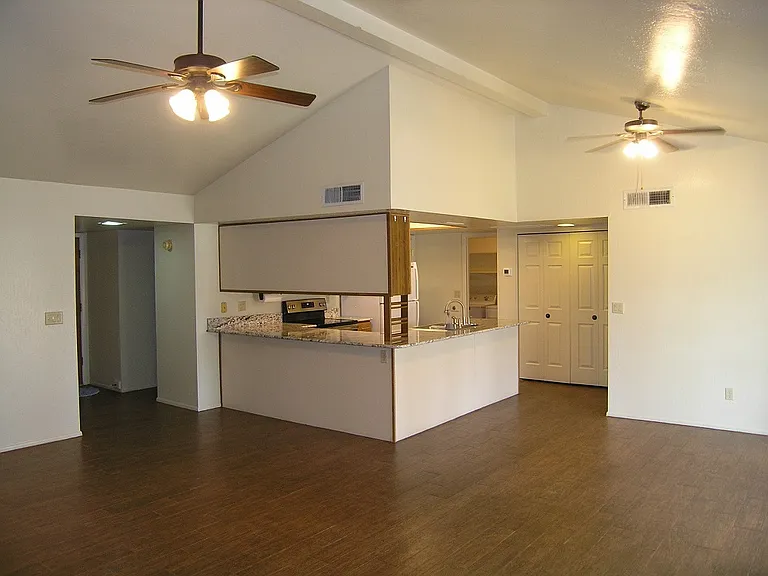 Kitchen from living room