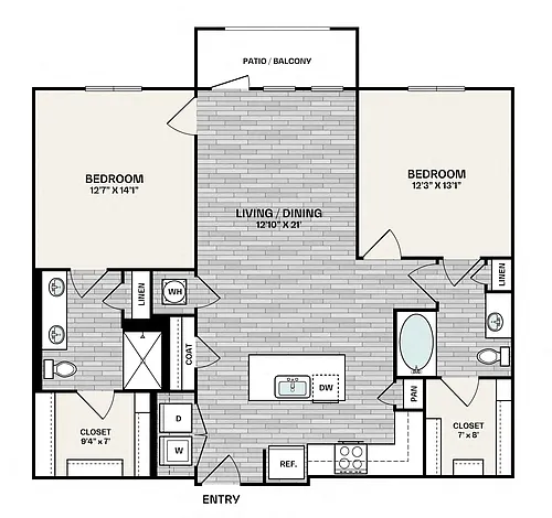 Floor plan B2