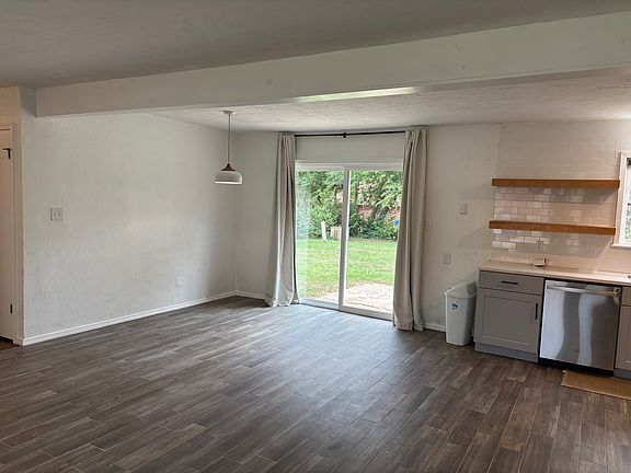 Dining area next to kitchen.