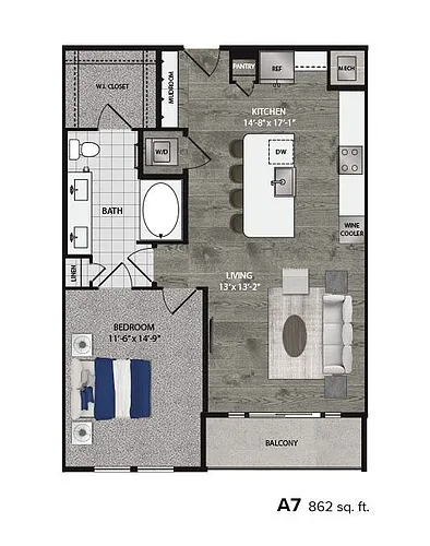 Floor plan A7 Essential Housing