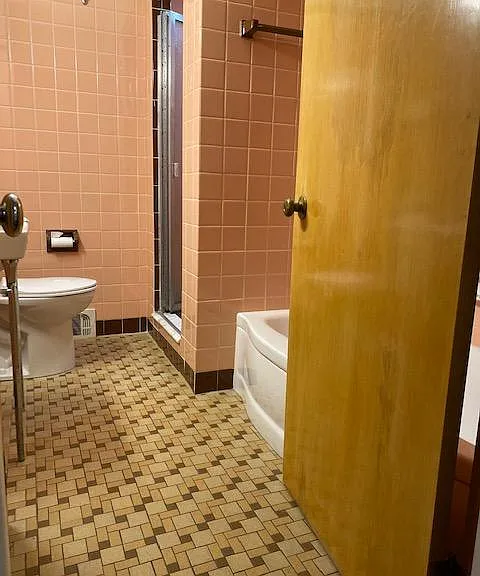 Bathroom with separate shower and tub