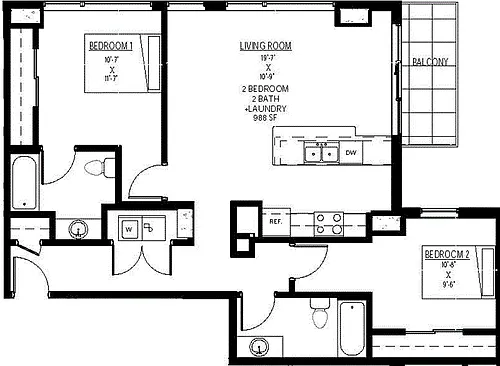 Floor plan 1108