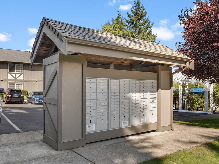 Secure resident mail center.