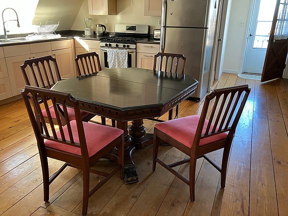 entrance, kitchen, dining area