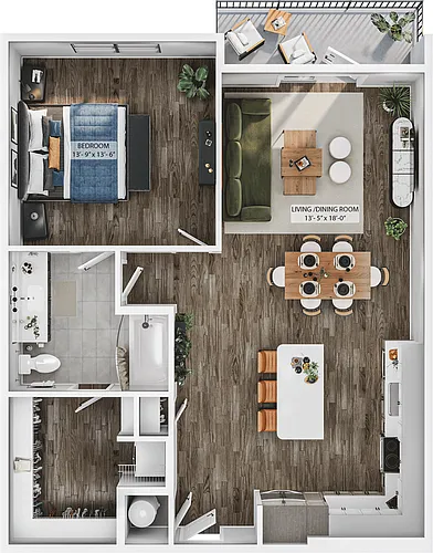 Floor plan A22