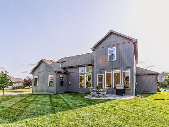 Manicured lawn and landscape