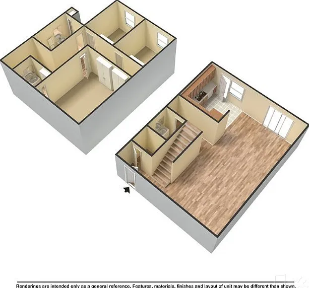 3 Bedroom 1 1/2 Bath Townhomes — Photo 3