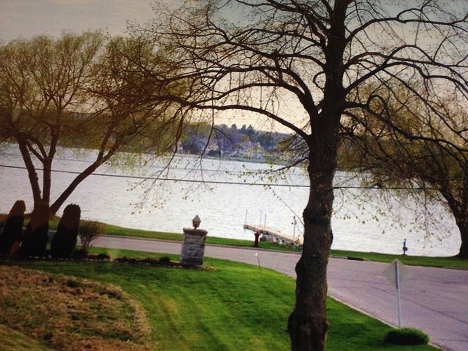View of shipping canal