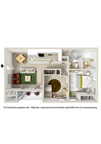Floor plan 2 Bed
