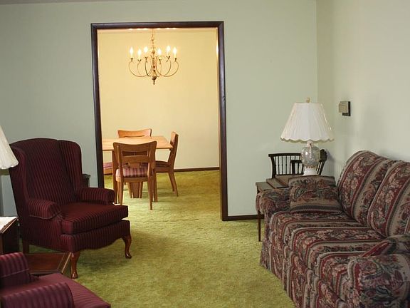 Front room into dining