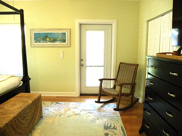 Rocking Chair in 2nd Floor Rear Master Bedroom