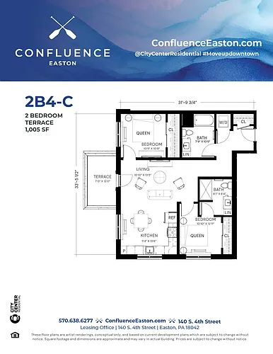 Floor plan 2B4-C