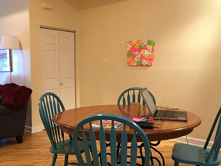 Dining Area and Coat Closet