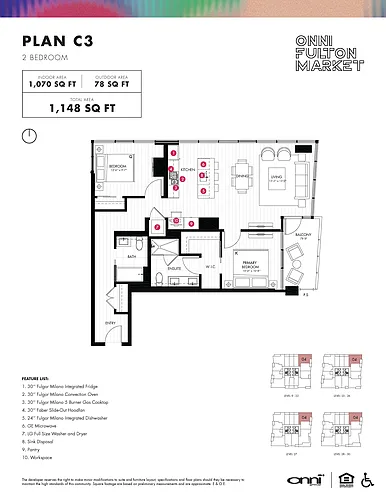 Floor plan Plan C3