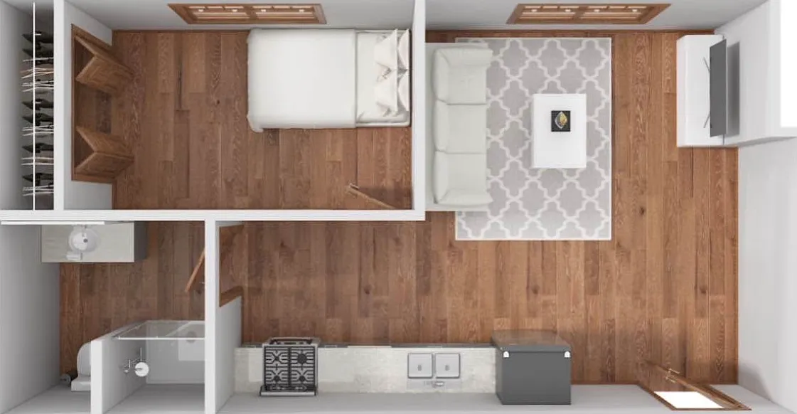 1 bed, 600 sqft, $800 — Photo 3