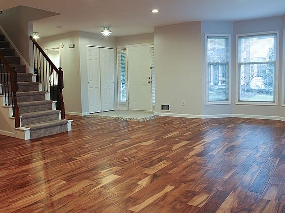 Spacious living floor plan