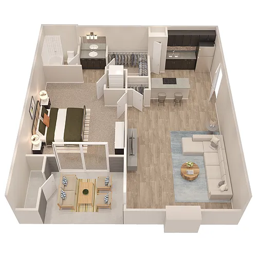 Floor plan Trailside Cameron