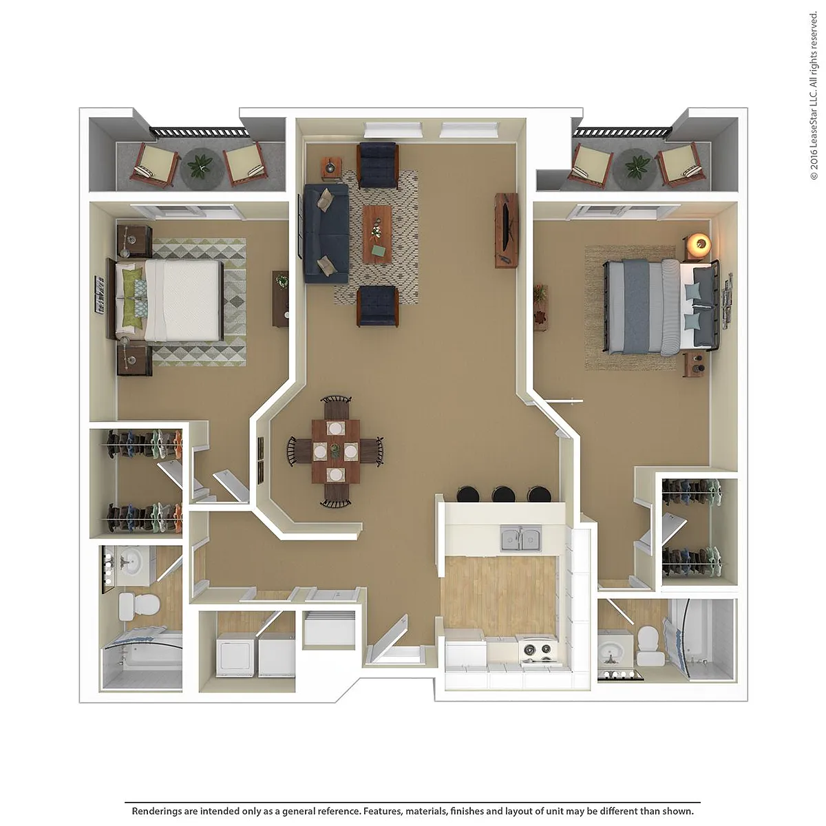 Floor plan 2 Bedroom