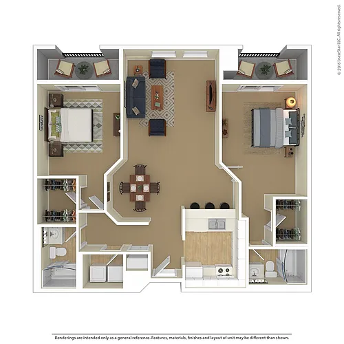 Floor plan 2 Bedroom