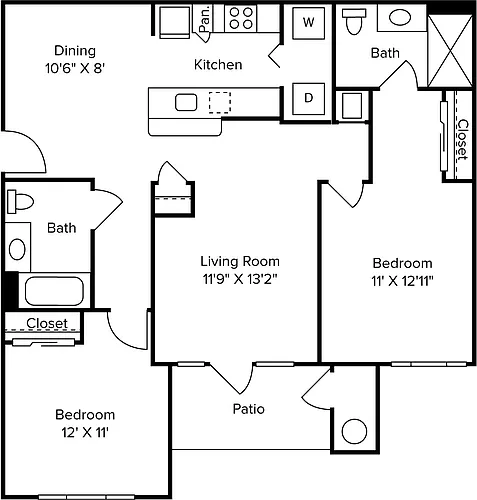 Floor plan B3