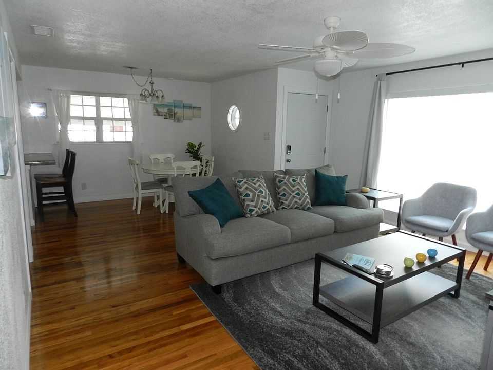 Living and dining rooms.