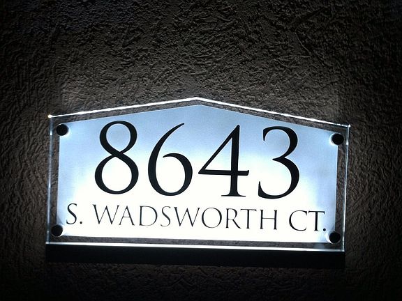 Led address sign