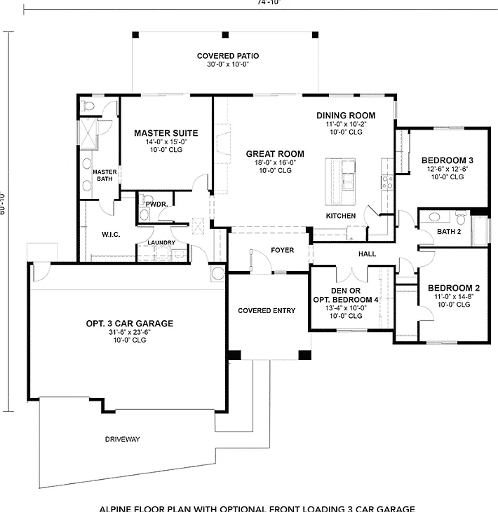 4 bed, 2.5 bath, 2126 sqft, $3,500 — Photo 2