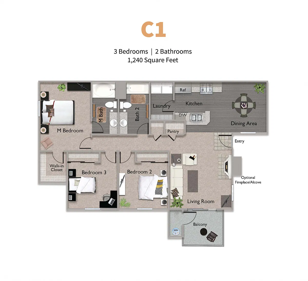 Floor plan C1