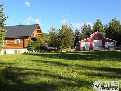 Log Home and shop on 40 acres