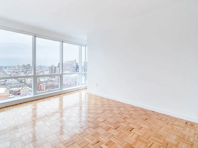 Bedroom with Floor to Ceiling Windows