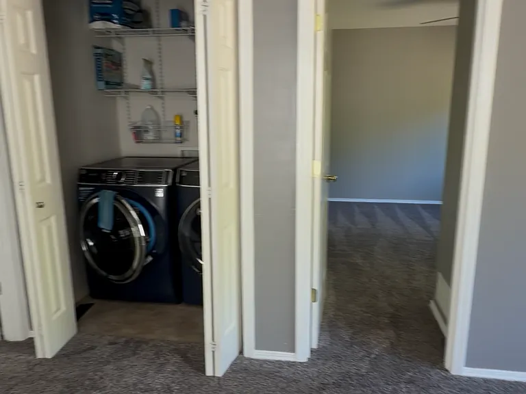 Second bedroom entry and laundry room