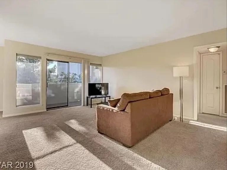 Living room with balcony