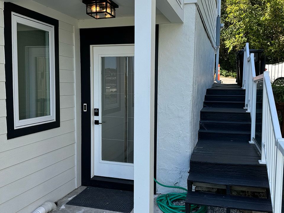 Private, gated exterior covered entrance!