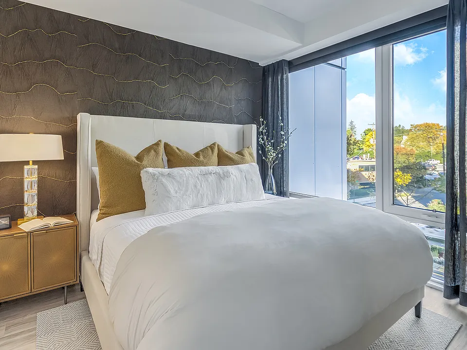 Wake up to natural light and city views
