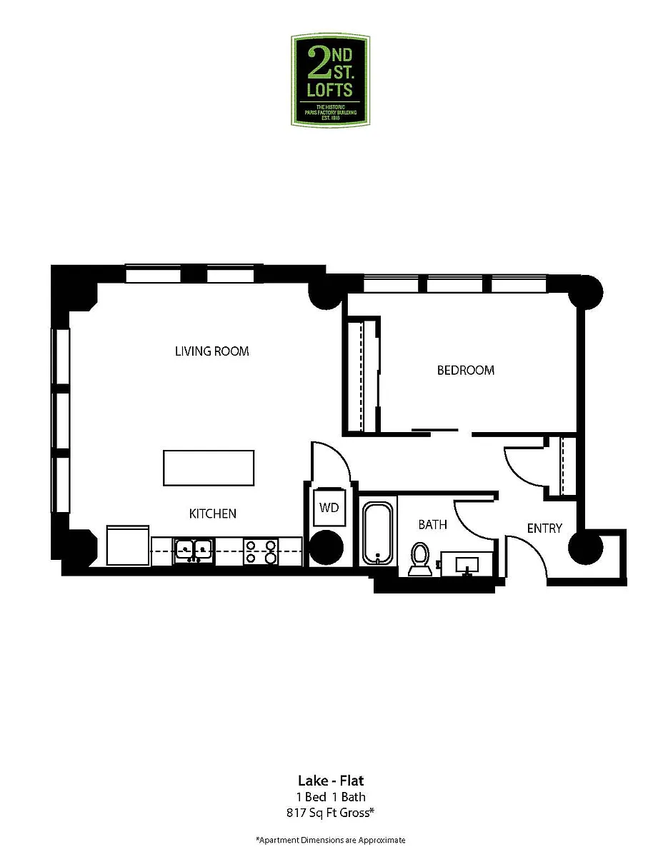 Floor plan Lake Flat