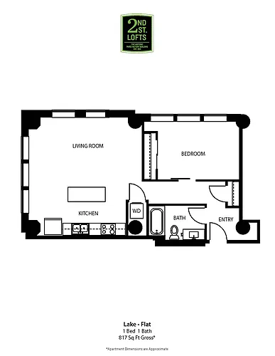 Floor plan Lake Flat