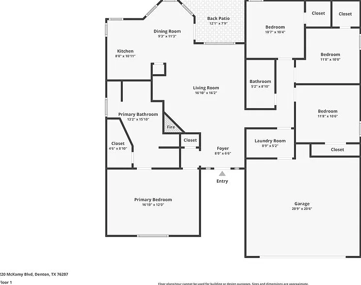 4 bed, 2.0 bath, 1554 sqft, $2,060 — Photo 2