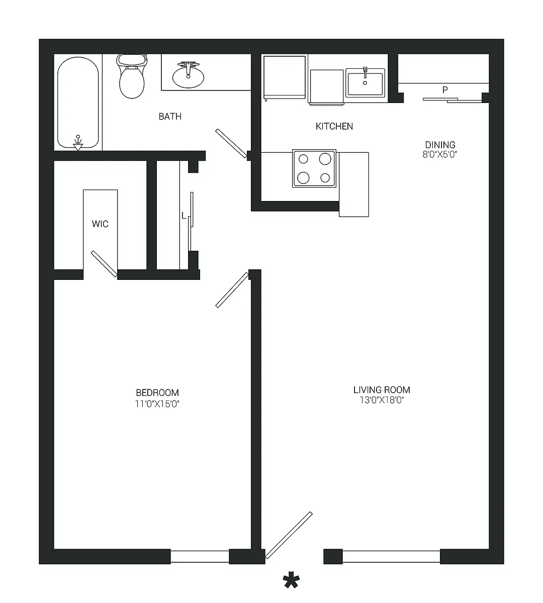 Floor plan Oak