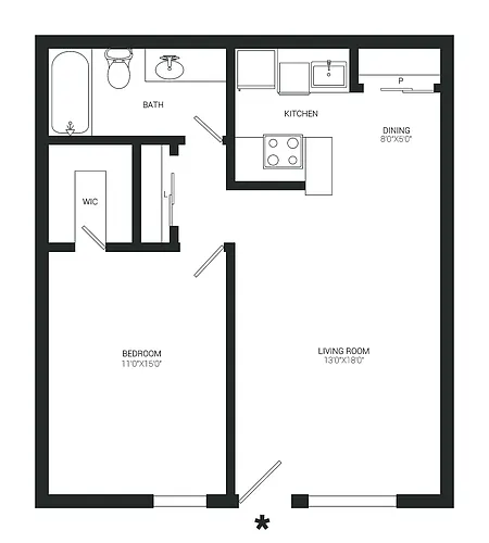 Floor plan Oak
