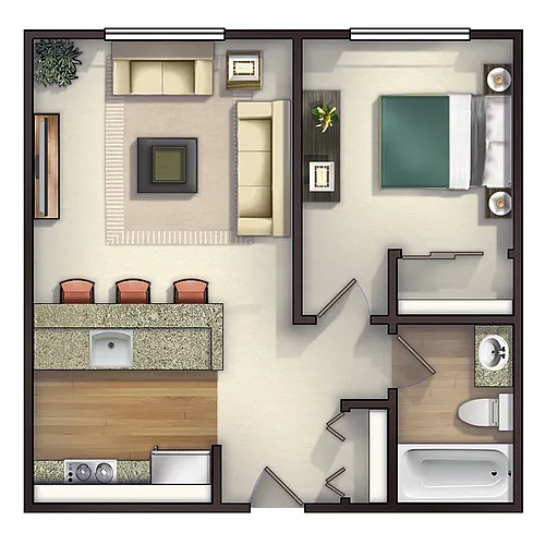 Floor plan Plan B