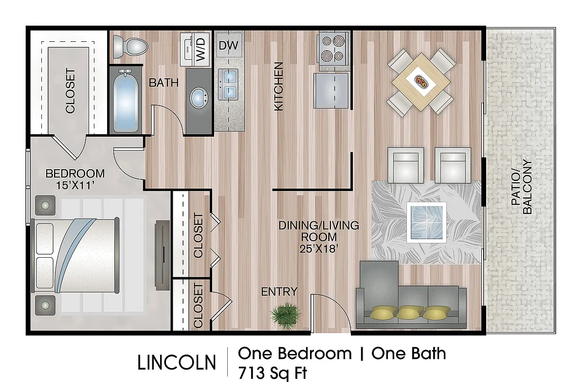 Floor plan Lincoln - Premium Plus