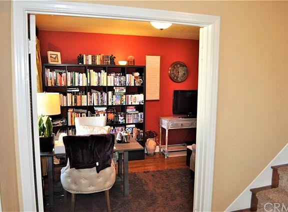 Down stairs office/den could be a 5th bedroom with an added closet.  Entry door is to the left.