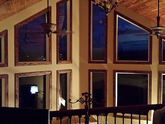 Prow windows at dark