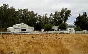 barn and house