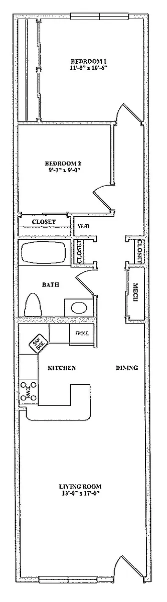 Floor plan Franklin I