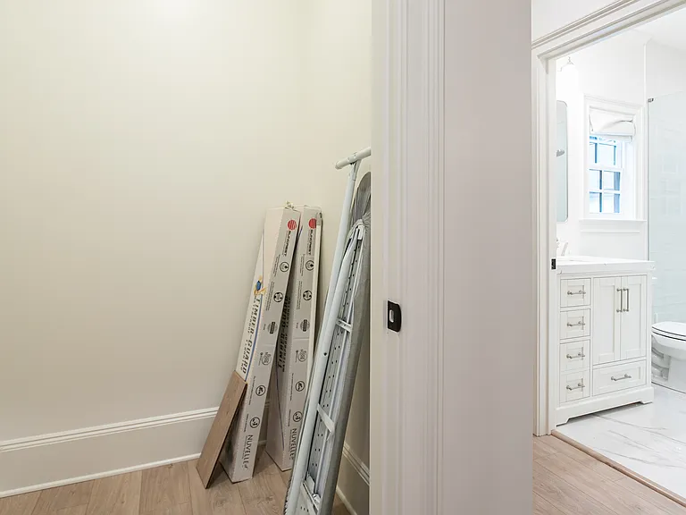 upstairs storage closet