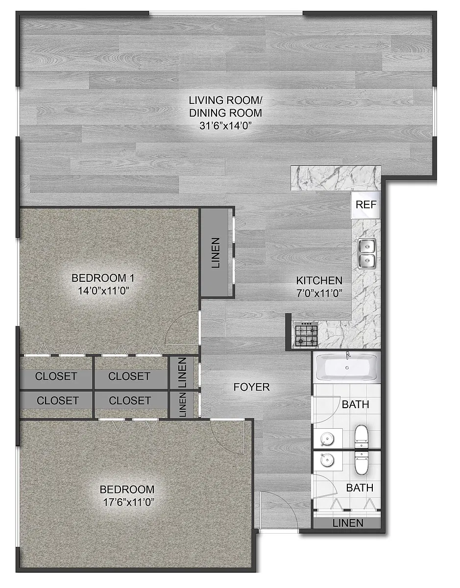 Floor plan The Diamond